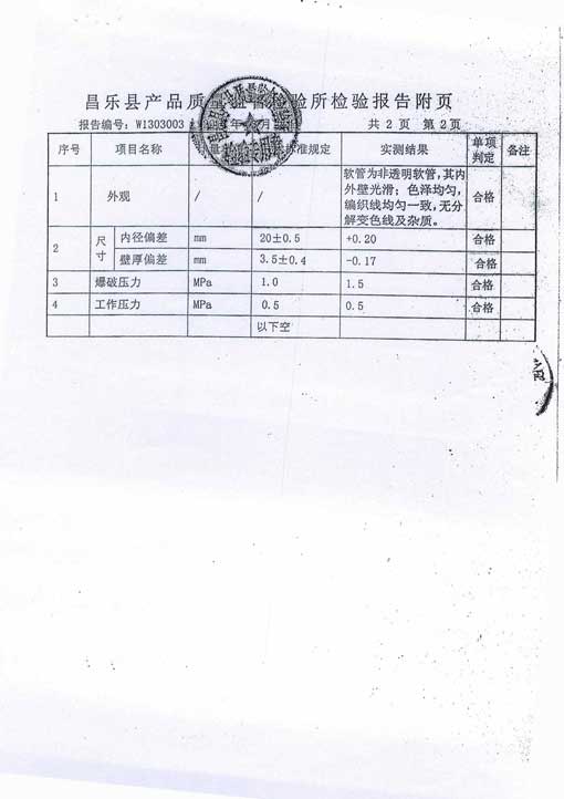 抗老化網(wǎng)紋管檢測(cè)報(bào)告